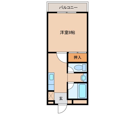 第５シャンポールの物件間取画像